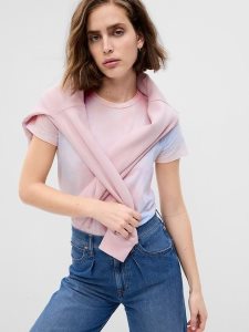 Gap 100% Organic Baumwoll Vintage Crewneck Mehrfarbig | 7305-YWODA