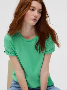Gap 100% Organic Baumwoll Vintage Crewneck Grün | 8142-HRXMK
