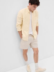 Gap 7 Linen-Baumwoll Grau | 4396-HQPSC
