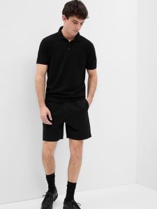 Gap 7 Linen-Baumwoll Schwarz | 9051-PRIQH
