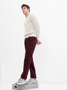 Gap 90s Original Gerade Fit Corduroy Dunkelbordeaux | 8623-FKJGB