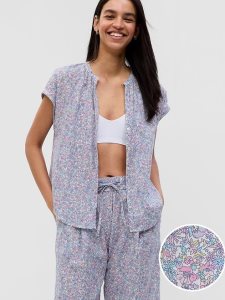 Gap Airy Dolman Rosa Blau | 7583-HVOAX