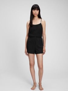 Gap Airy High Rise Schwarz | 3950-RGMDW