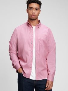 Gap All-Day Poplin in Untucked Fit Rosa | 0472-OIKDV