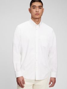 Gap All-Day Poplin in Untucked Fit Weiß | 2976-CSFJL