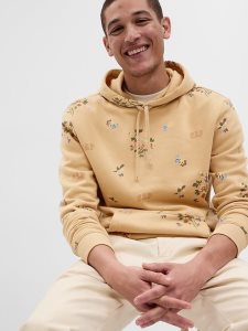 Gap Allover Floral Logo Hoodie | 5037-JRHZO
