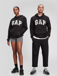 Gap Arch Logo Hoodie Schwarz | 3280-VHCIT