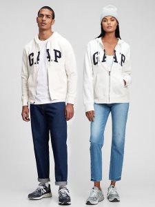 Gap Arch Logo Hoodie Weiß | 5082-UCBOD