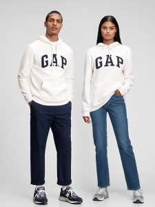 Gap Arch Logo Hoodie Weiß | 9241-ZNPHS