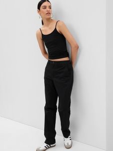 Gap Basic Cami Schwarz | 1830-UXNDG