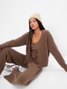 Gap CashSoft Cropped Braun | 1268-WCOYS