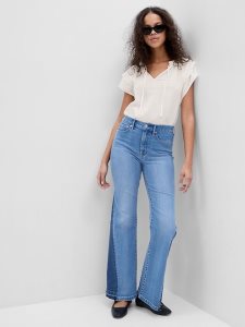 Gap Crinkle Gauze Flutter Sleeve Weiß | 5603-RCTBA