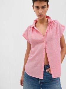 Gap Crinkle Gauze Rosa | 1278-EDIHM