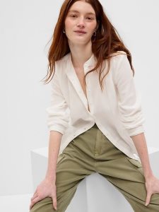 Gap Crinkle Gauze Weiß | 2914-TYQKM