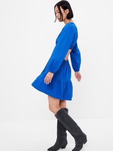Gap Criss-Cross Cutout Mini Blau | 8502-CTZFV