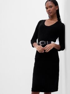 Gap Crochet Midi Schwarz | 9670-RXJQM