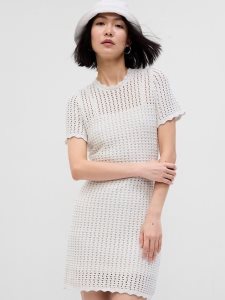 Gap Crochet Mini Weiß | 7150-VOFPG