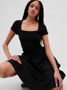 Gap Cropped Schwarz | 9765-GXSBA