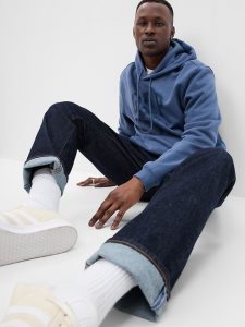 Gap Disney 100 Logo Hoodie Blau | 0638-BQUFC