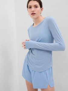Gap GapFit Breathe Crewneck Blau | 7653-SYPQA