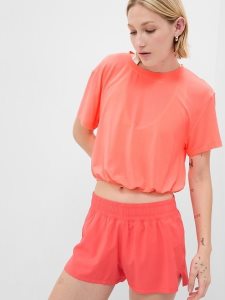Gap GapFit Breathe Cropped Orange Koralle | 0735-OQAMY