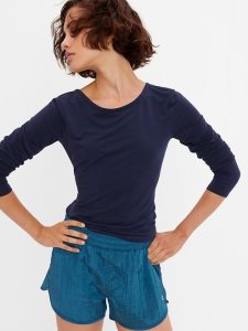 Gap GapFit Breathe Open Back Twist Navy Blau | 2981-LUZNX