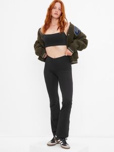 Gap GapFit Brushed Flare Schwarz | 1072-FVDUX