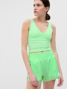 Gap GapFit Brushed Jersey Brami Mintfarben Grün | 7038-XYEQO