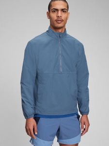 Gap GapFit Half-Zip Track Jacket Blau | 1925-BEOHC