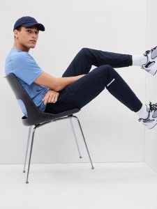 Gap GapFit Knit Recycled Polyester Sport Navy | 0675-PBFRC