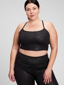 Gap GapFit Recycled Power Brami Schwarz Leopard | 0248-WRYAG