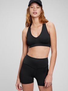 Gap GapFit V-Neck Racerback in Eclipse Schwarz | 4361-VANJH