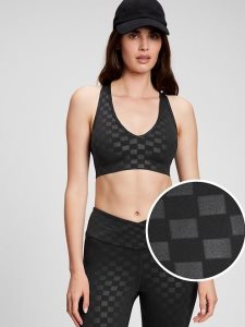 Gap GapFit V-Neck Racerback in Eclipse Schwarz | 6401-AWRFJ