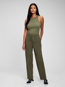 Gap Gerade Up Khakis Grün | 8367-MWNEA