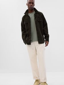 Gap Heavyweight Pocket Olivgrün | 3029-RTFGZ