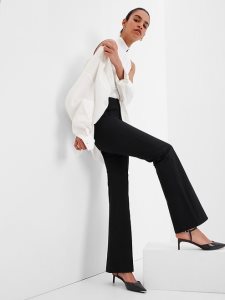 Gap High Rise BiStretch Flare Schwarz | 5790-ERIYS