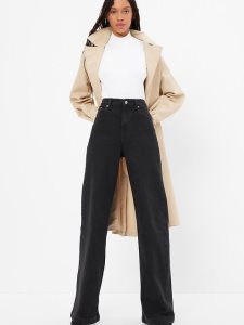 Gap High Rise Stride Schwarz | 2340-SUMBN