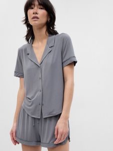 Gap LENZING TENCEL Modal Pajama Grau | 6870-ALQYP