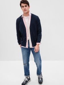 Gap Linen-Baumwoll Navy | 0241-LKJZM