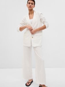 Gap Linen-Baumwoll Weiß | 4893-NEHPM