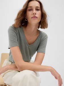 Gap Linen-Blend Olivgrün Grün | 4902-ORSQL