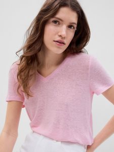 Gap Linen-Blend Rosa | 7354-MZWHT