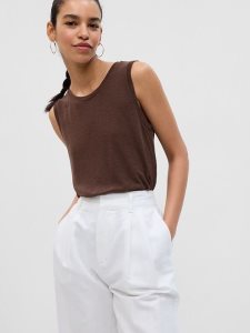 Gap Linen-Blend Shell Braun | 4312-IHMYW