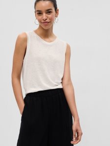 Gap Linen-Blend Shell Weiß | 3976-KADWI