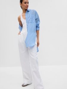 Gap Linen Weekend Tunic Blau | 5147-IQOED