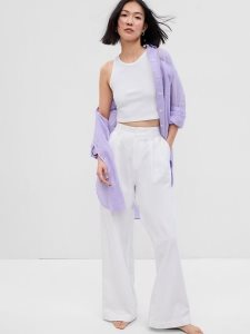Gap Linen Weekend Tunic Lila | 2536-JDUCB