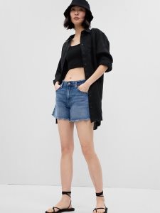 Gap Linen Weekend Tunic Schwarz | 7036-SZGVH