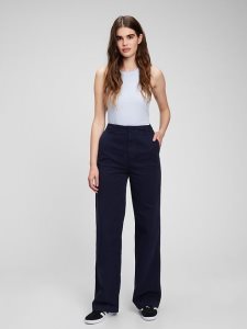 Gap Loose Khakis Navy Blau | 2635-BRNPK