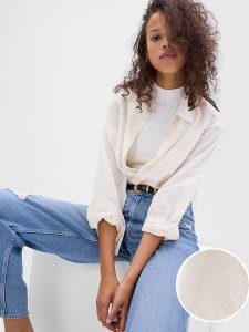 Gap Metallic Stripe Big Beige Metal | 4265-VHTIQ