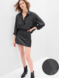 Gap Metallic Stripe Big Schwarz Metal | 6730-IPBRD